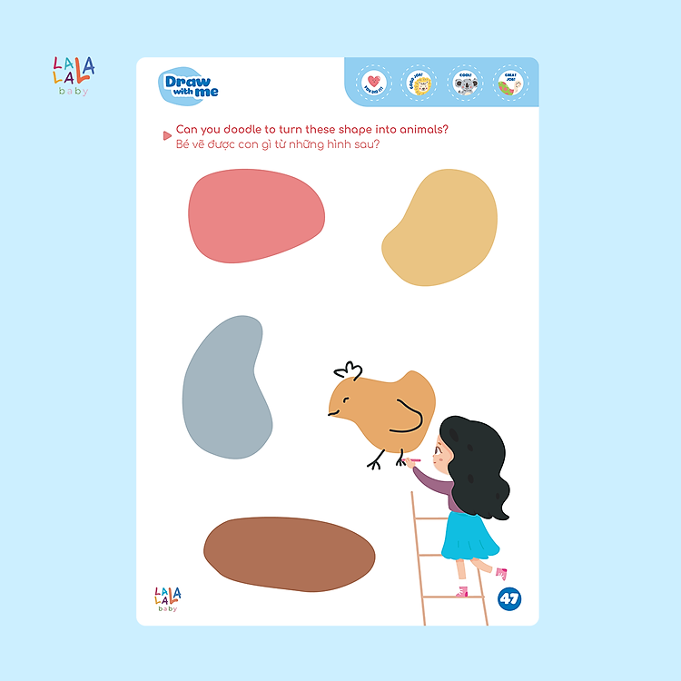 Học Liệu Giáo Dục Thông Minh Cho Bé - Lalala Baby Chính hãng Giá rẻ - Hình ảnh 5