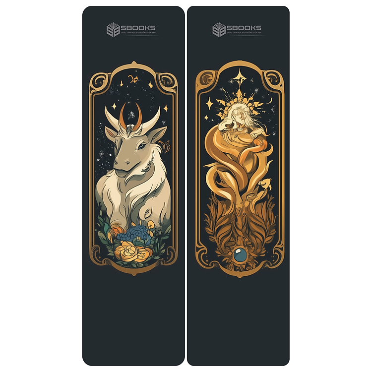 Bookmark Kẹp Sách Hoạ Tiết Cung Hoàng Đạo (Màu Đen) (8 cái) - Ảnh 5
