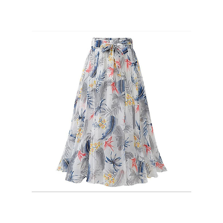 Chân váy voan mềm tung bay phong cách Vintage Châu Âu VAY66 free size