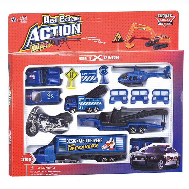 Mô Hình Xe Cảnh Sát 14 pci