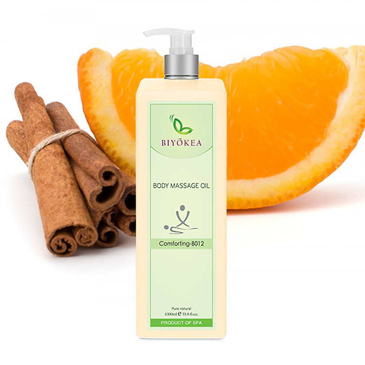 Dầu Massage Body Biyokea - Comforting B012 (Dịu nhẹ) - 1000ml