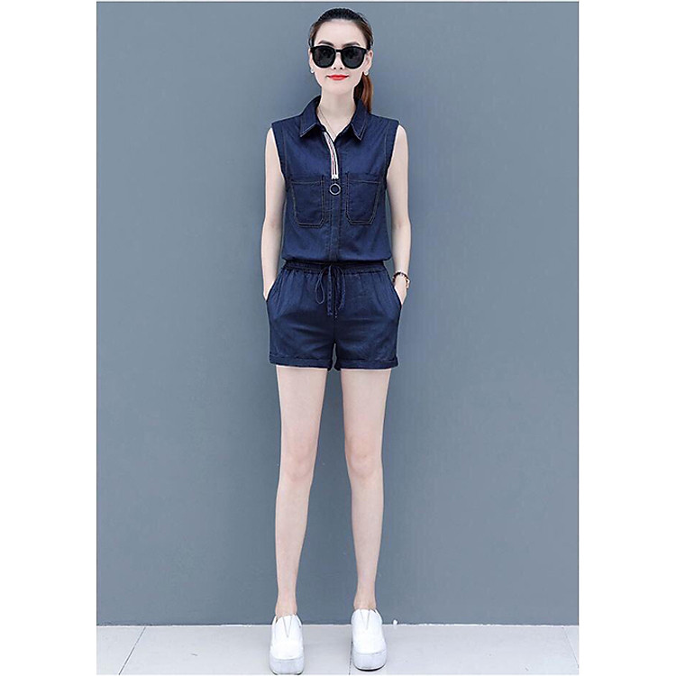 Áo Jean Liền Quần Thời Trang