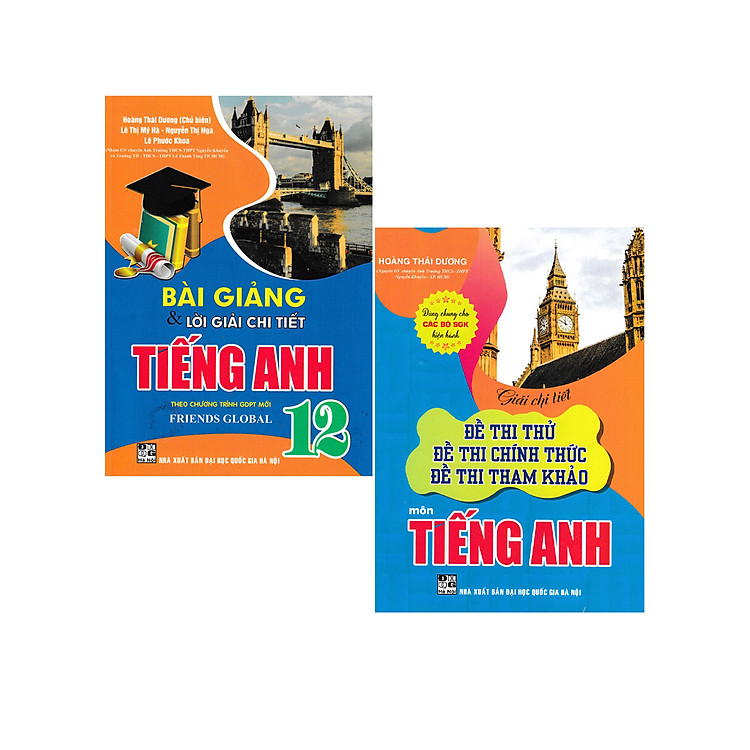 Combo Bài Giảng Và Lời Giải Chi Tiết Tiếng Anh 12 + Giải Chi Tiết Đề Thi Thử, Đề Thi Chính Thức, Đề Thi Tham Khảo Môn Tiếng Anh (Dùng Chung Cho Các Bộ SGK Hiện Hành) (Bộ 2 Cuốn) (HA)