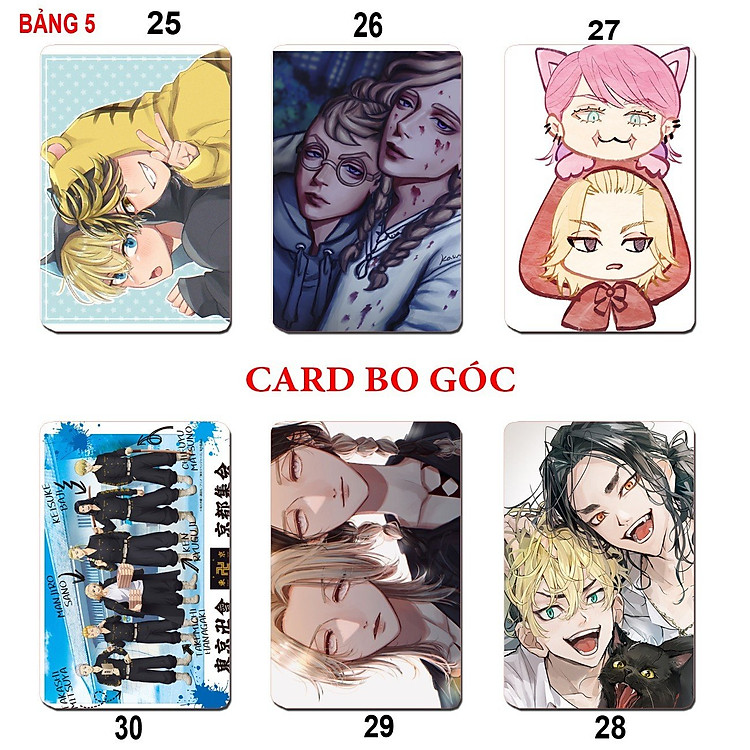 Card anime Tokyo Revengers (6 ảnh khác nhau) - Ảnh 6
