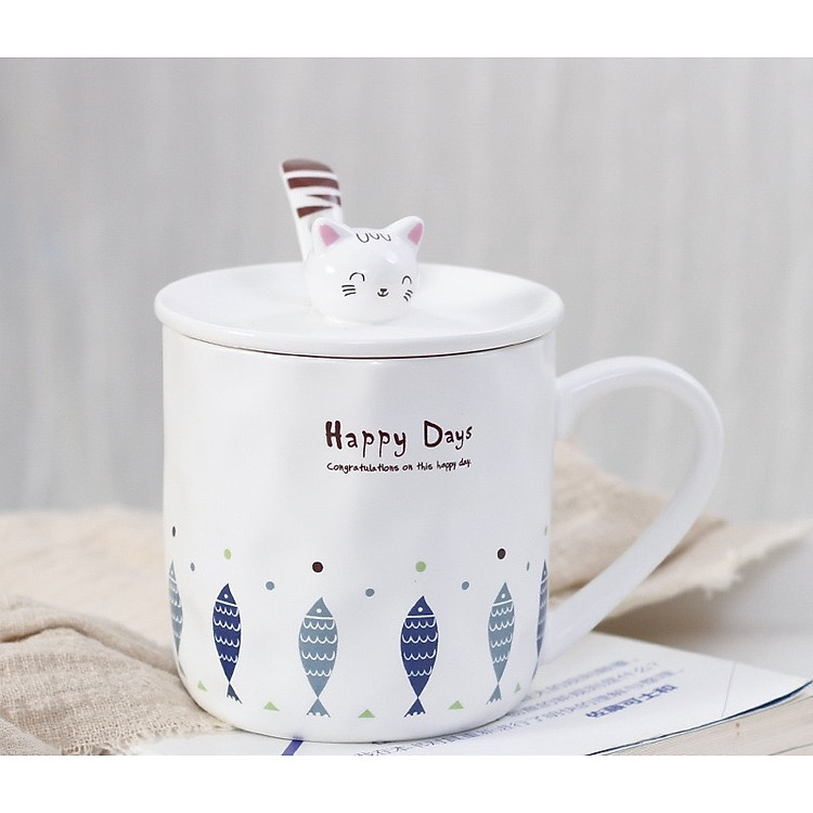 Ly sứ Mèo (500ml) - Ảnh 6