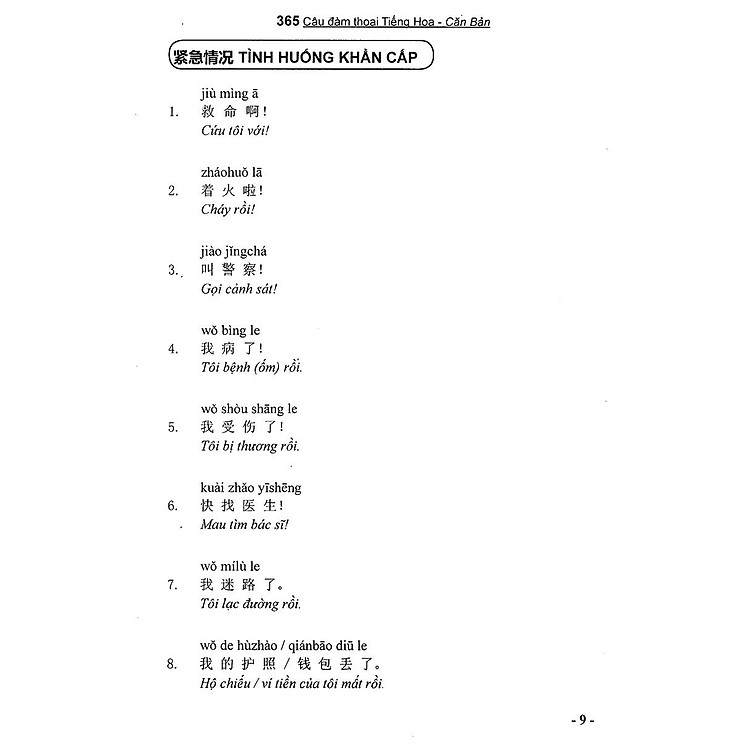 365 Câu Đàm Thoại Tiếng Hoa (Quyển 1: Căn Bản) - Ảnh 9