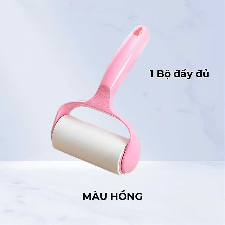 Cây lăn bụi quần áo giường nệm, cây lăn làm sạch quần áo, sofa, dính lông chó mèo, sợi chỉ vụn kèm lõi lăn bụi loại nhỏ