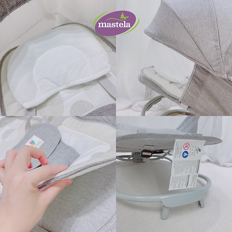 Nôi ru ngủ và ghế ăn dặm Mastela Chính hãng Tiết kiệm - Hình ảnh 5