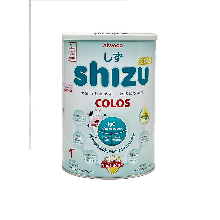 Mua tại Tiki: Nơi Sữa công thức Aiwado shizu colos 1+ 810g Chính hãng, giá tốt