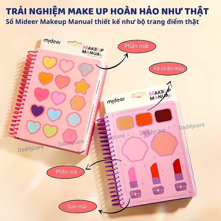 Sổ Tay Tập Trang Điểm Mideer - Đồ Chơi Cho Bé Chính hãng Ưu đãi - Hình ảnh 4