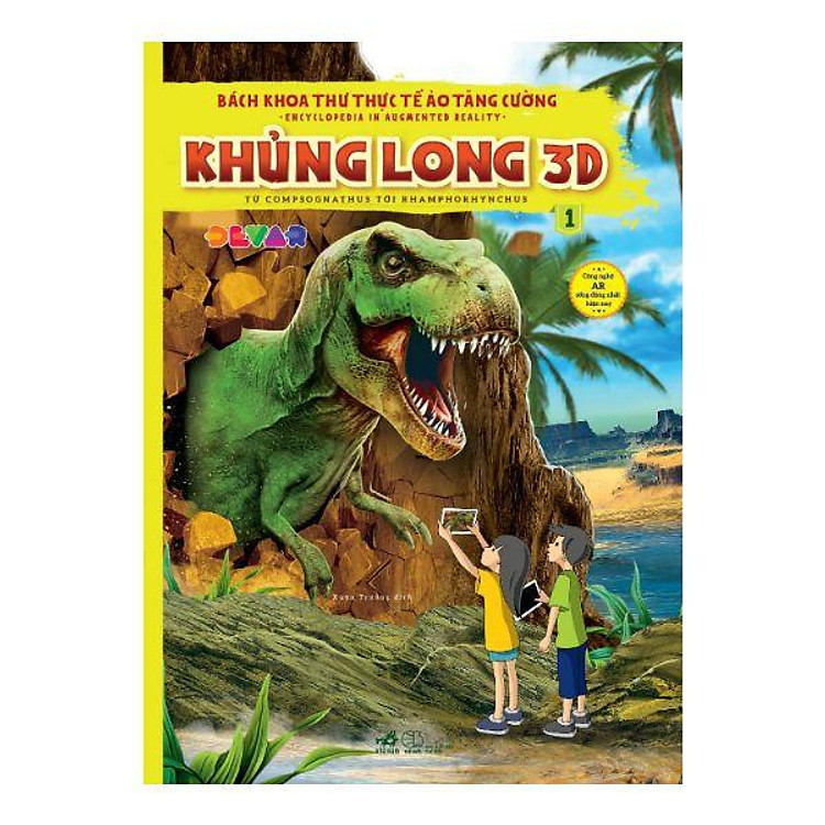 Sách - Bách khoa thư thực tế ảo tăng cường - Khủng long 3D (tặng kèm bookmark thiết kế)
