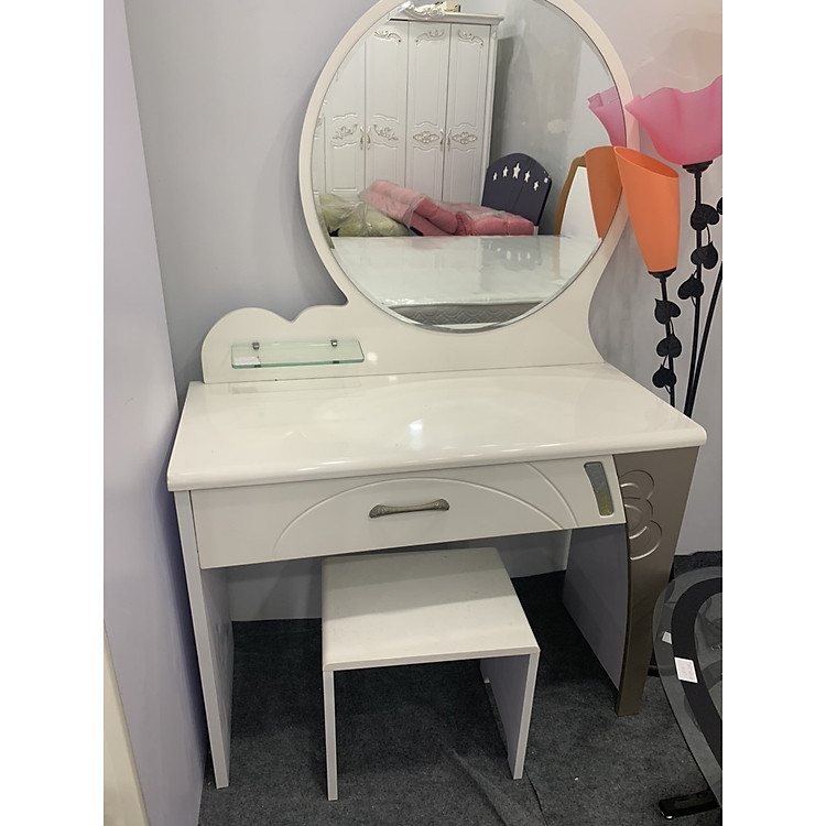 Bàn trang điểm gỗ nhập khẩu cao cấp A1 - Giao Màu Ngẫu Nhiên