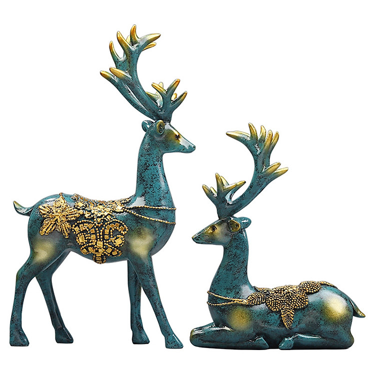 Bộ Tượng Hươu Nai Trang Trí