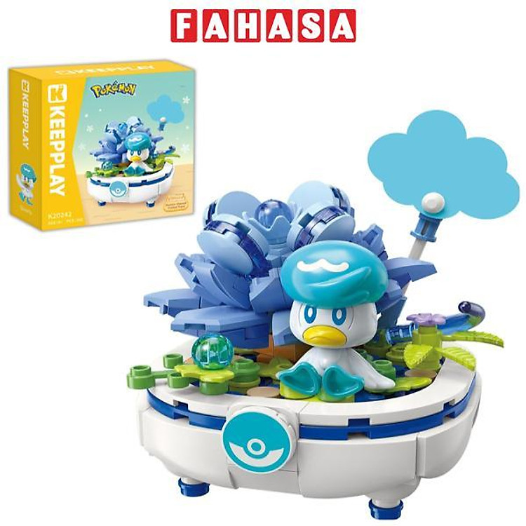 Đồ Chơi Lắp Ráp Pokémon - Bonsai Series Quaxly - Keepplay K20242 (200 Mảnh Ghép)
