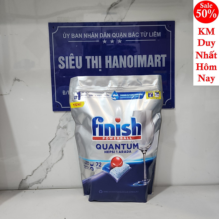 Viên rửa bát Finish Quantum 72 viên