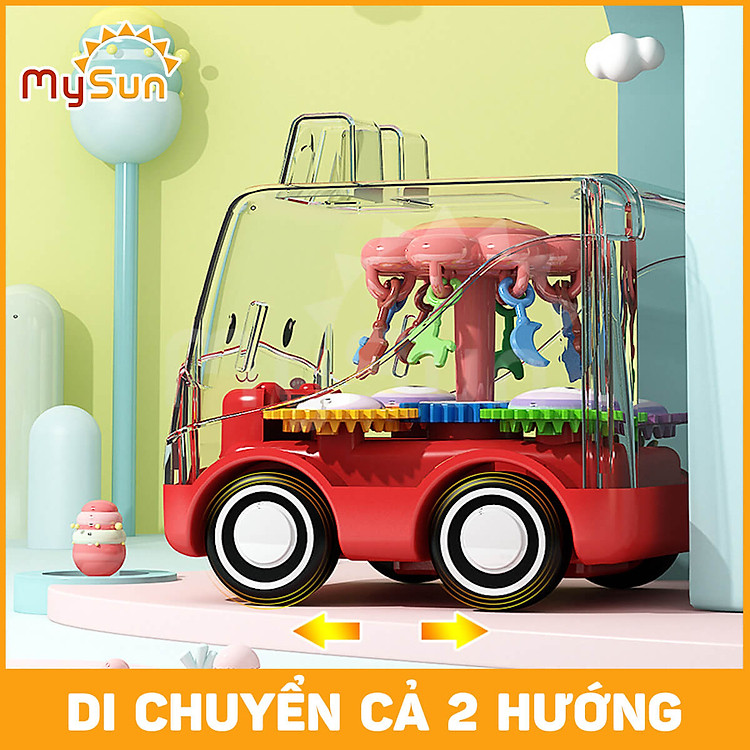 Xe ô tô đồ chơi Gấu Nâu cao cấp Chính hãng Tiết kiệm - Hình ảnh 4