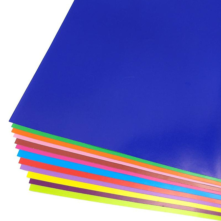 Giấy Thủ Công Decal A4 (12 màu) - Ảnh 4