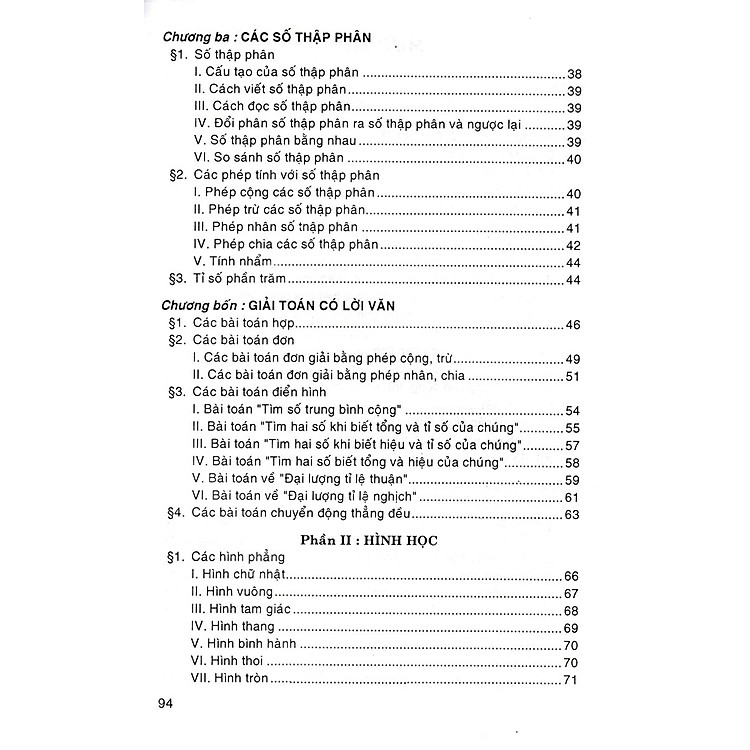 Tóm Tắt Kiến Thức Toán Tiểu Học - Ảnh 4