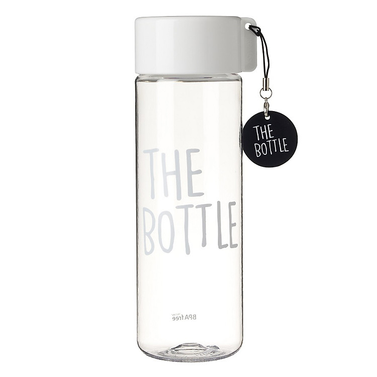 Bình Nước Nhựa Rỗng Komax The Bottle - Trắng 550ml - 20488