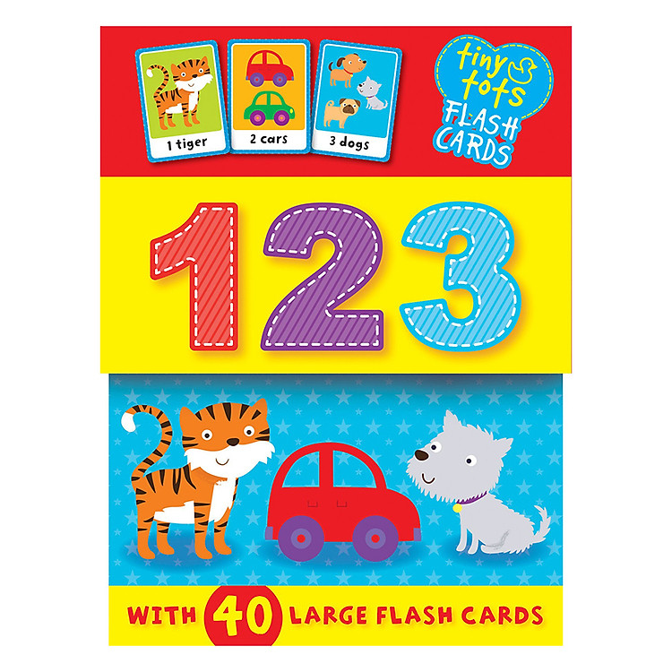 Sách Tiny tots Flash Cards 123