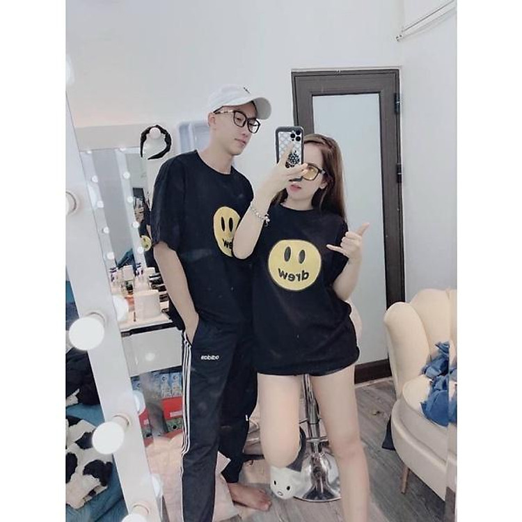 Áo phông thụng mặt cười drew