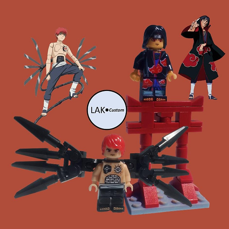 MÔ HÌNH SASORI VÀ ITACHI AKATSUKI (LEGO NARUTO)