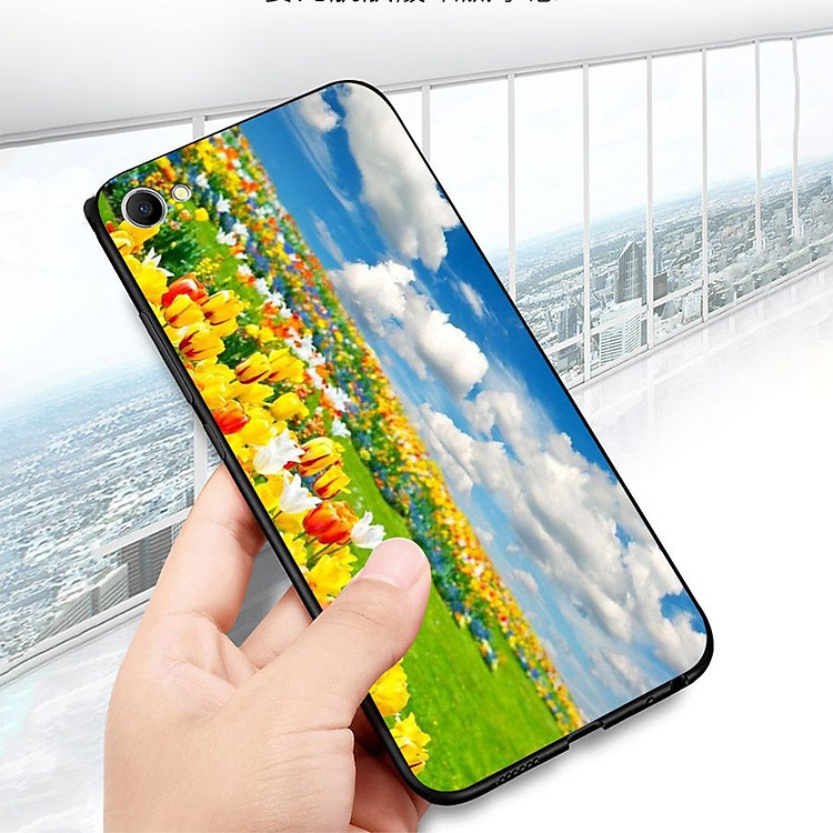 Ốp lưng điện thoại Oppo A31/Neo 5 - Vườn Hoa MS VHOA041 - Hàng Chính Hãng