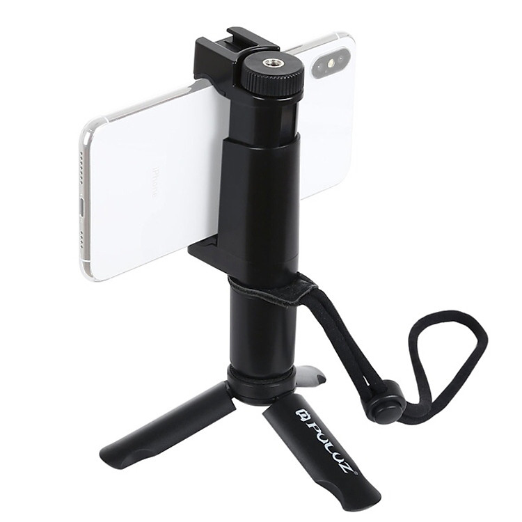 Tay cầm điện thoại chống rung F-Mount đế 3 chân Puluz - Hàng chính hãng
