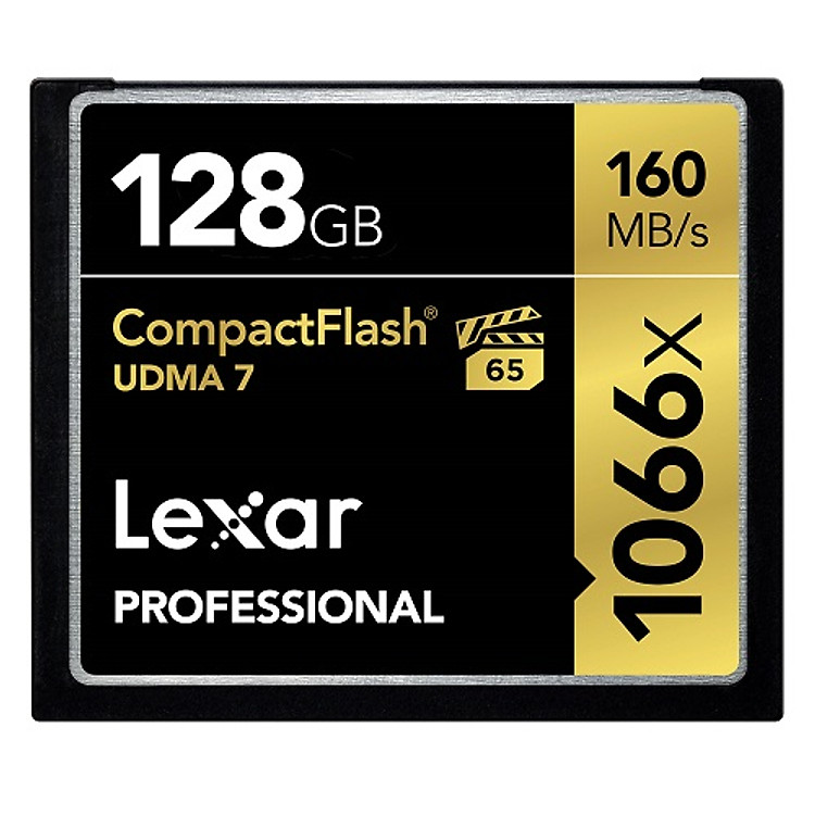 Thẻ Nhớ Lexar CF 128GB 1066x (160MB/s) - Hàng Chính Hãng