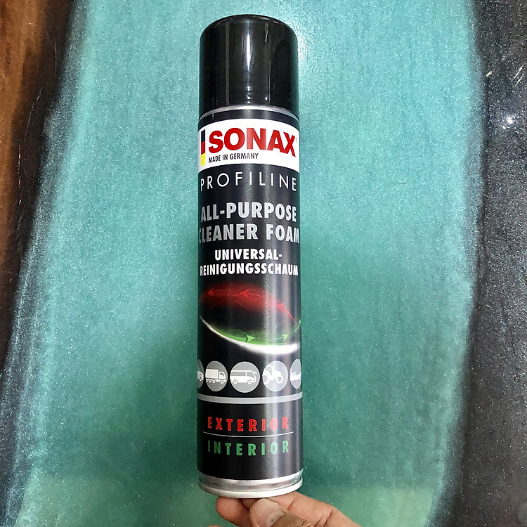 CHAI XỊT BỌT VỆ SINH ĐA NĂNG CÁC VẾT BẨN TRONG VÀ NGOÀI XE - SONAX PROFILINE ALL PURPOSE CLEANER FOAM 274300 400ML