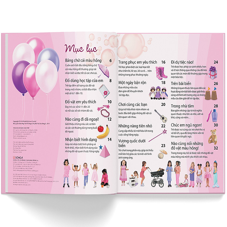 Tiếng Anh Cho Bé Gái - Cuốn Sách Màu Hồng (Tái Bản) - Ảnh 2
