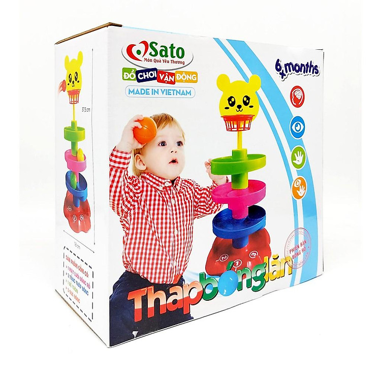 Tháp Bóng Rổ Vận Động Cho Bé Chính hãng Giá rẻ - Hình ảnh 2