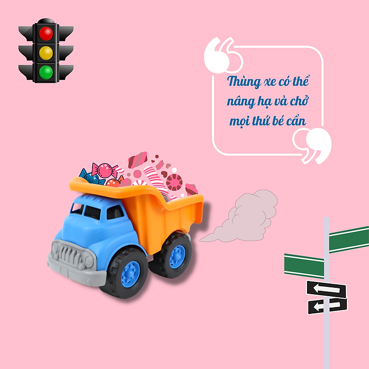 Đồ Chơi Xe Chở Cát Green Toys Chính hãng Tiết kiệm - Hình ảnh 5