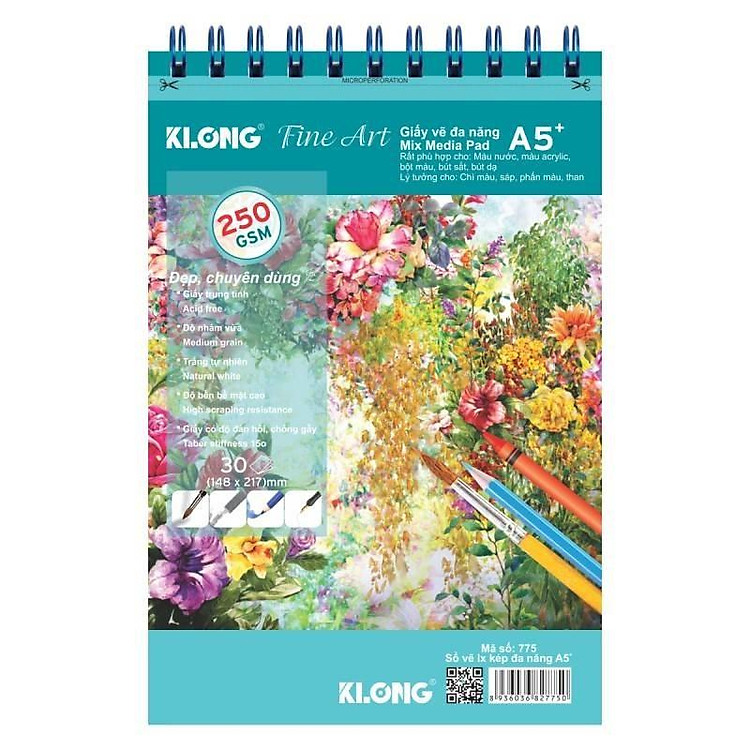 Sổ Vẽ Đa Năng A5+ (30 tờ, 250GSM) - Ảnh 2