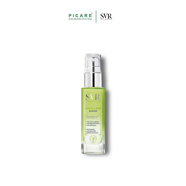 Tinh Chất Hỗ Trợ Giảm Mụn, Mềm Mịn Da SVR Sebiaclear Serum 30ml