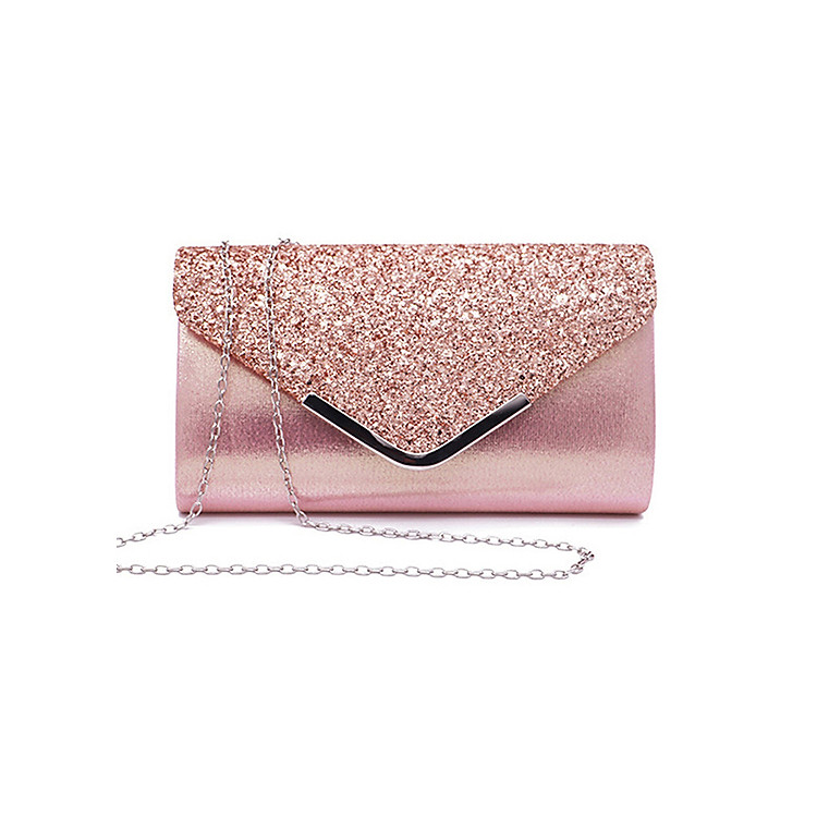 Clutch Ví Cầm Tay Dự Tiệc Kim Tuyến Sang Trọng NEVENKA N9161