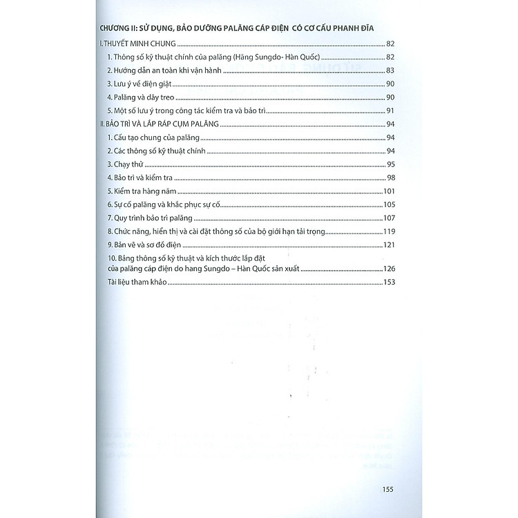 Sử Dụng, Bảo Dưỡng Và Tháo Lắp Palăng Cáp Điện - Ảnh 5