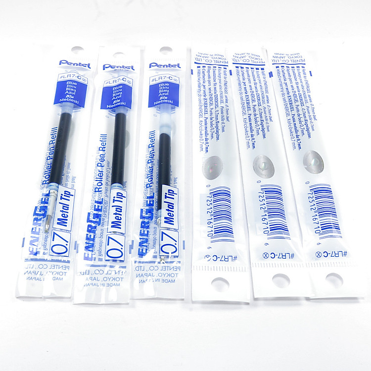 Ruột Bút Ký Pentel ENERGEL (0.7mm, màu xanh)