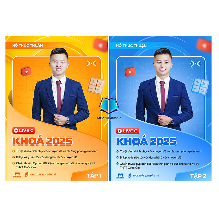 Toán học Live C – Khoá 2025 – Tập 1 + 2