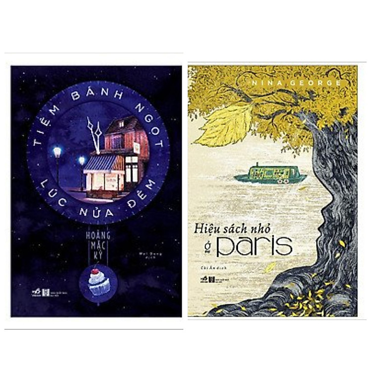 Combo 2 cuốn tiểu thuyết ngôn tình đẫm nước mắt:Tiệm Bánh Ngọt Lúc Nửa ĐêmHiệu Sách Nhỏ Ở Paris