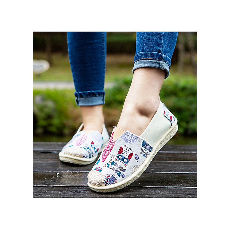 Giày lười nữ êm chân thoáng khí thời trang mới nhất V228