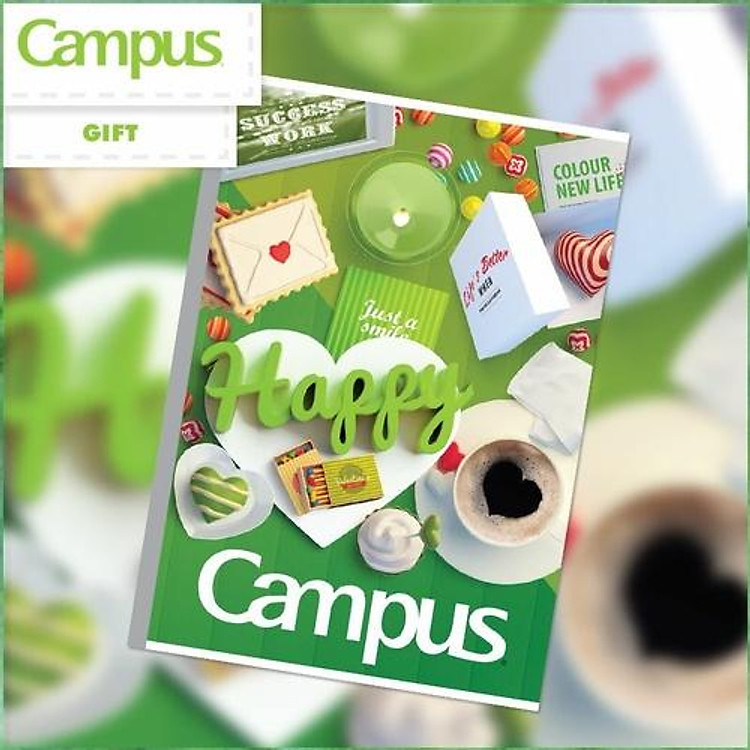 Vở Kẻ Ngang Campus Gift 120tr (80 trang) (5 cuốn) - Ảnh 3