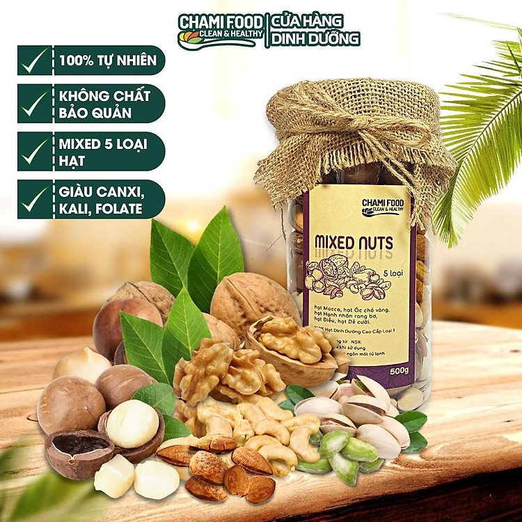Tìm mua tại Avakids:Hạt Dinh Dưỡng Mix Chami Food 500G, tràn ngập Khuyến mãi, Ưu đãi