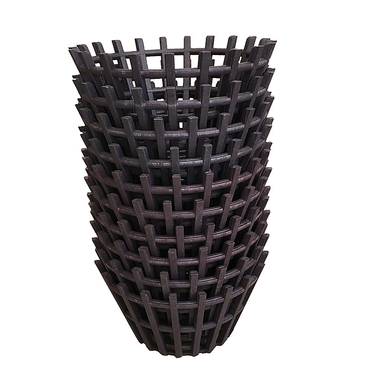 Combo 10 Chậu trồng lan giả gỗ (23 x 13 x 15cm)