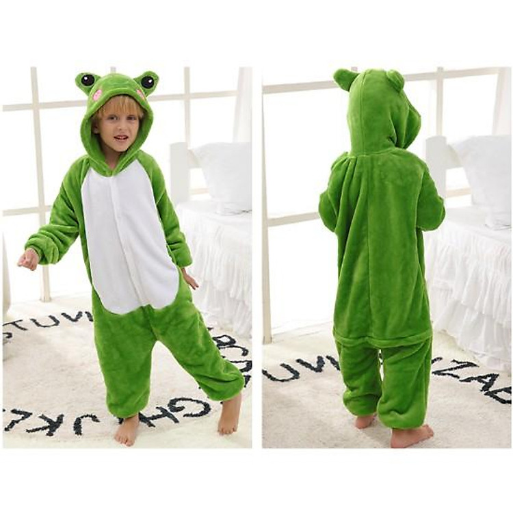 Bộ đồ thú Ếch Xanh Trẻ Em Đáng Yêu