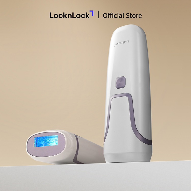Máy triệt lông LocknLock IPL Công Nghệ Làm Lạnh Sapphire ENC312IVY 4 chế độ triệt - Hàng Chính Hãng - JoyMall