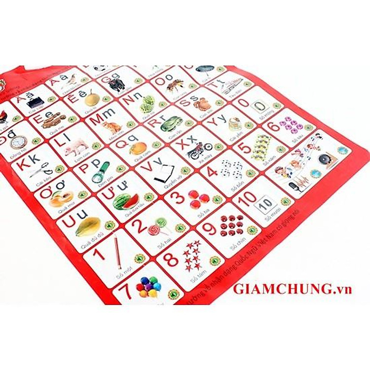 Bảng chữ cái điện tử cho bé Chính hãng Giá tốt - Hình ảnh 2
