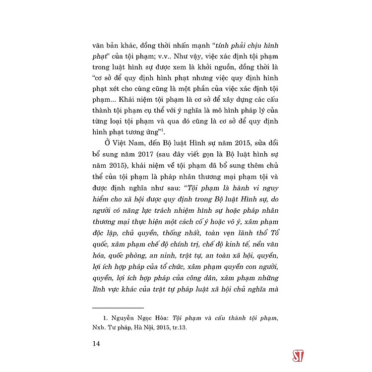 Trách Nhiệm Hình Sự Và Loại Trừ Trách Nhiệm Hình Sự - Ảnh 6
