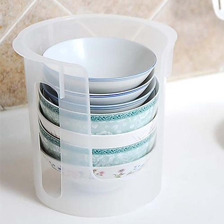 Bộ 2 khay úp bát di động tiện dụng - Hàng nội địa Nhật