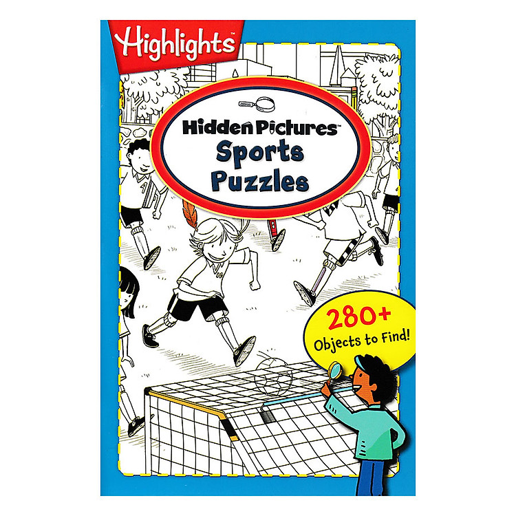Sách On the Go: Hidden Pictures: Sports Puzzles